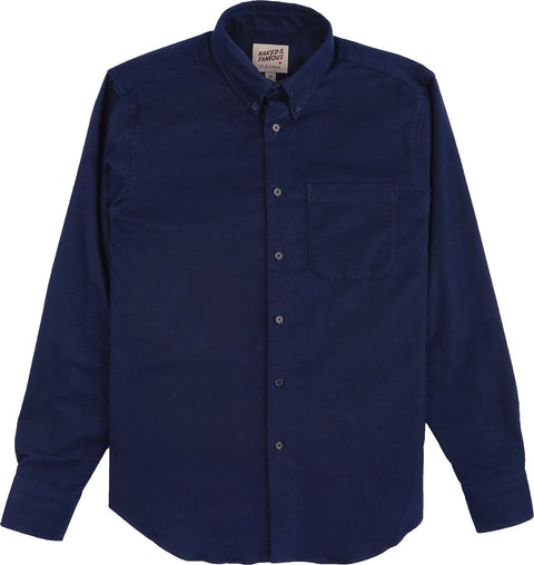 Naked & Famous Chemise Easy - Natural Indigo Dyed Flannel - Homme