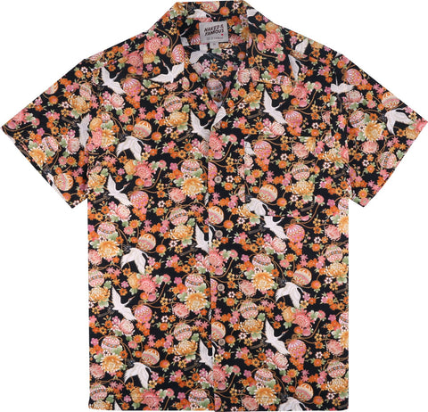 Naked & Famous Chemise Aloha - Japan Tsuru Festival - Homme
