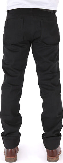 Naked & Famous Jeans Weird Guy - Solid Black Selvedge - Homme