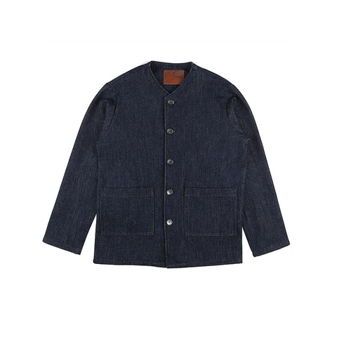 Naked & Famous Manteau Chore - Loose Weave Denim Unisexe