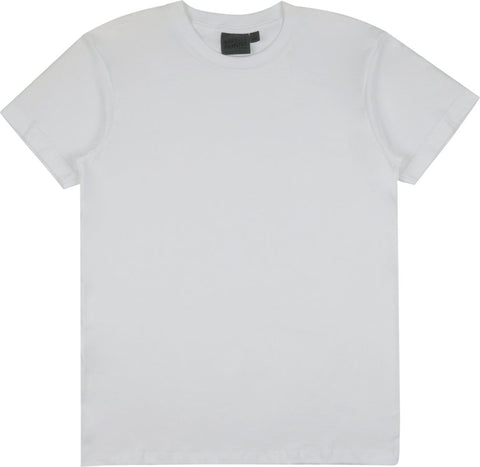 Naked & Famous T-shirt Tubulaire - Ring-Spun Cotton - Blanc - Homme