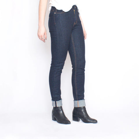 Naked & Famous Jeans High Skinny - 11oz Stretch Selvedge Femme