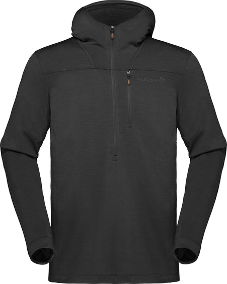 Norrøna Chandail à capuchon en laine Svalbard - Homme