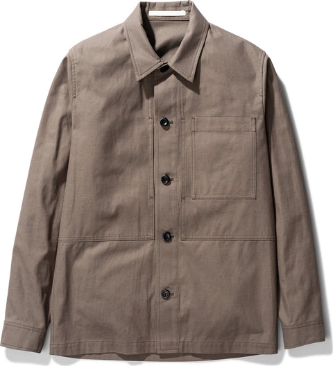 Norse Projects Manteau Kyle Cotton Linen - Homme