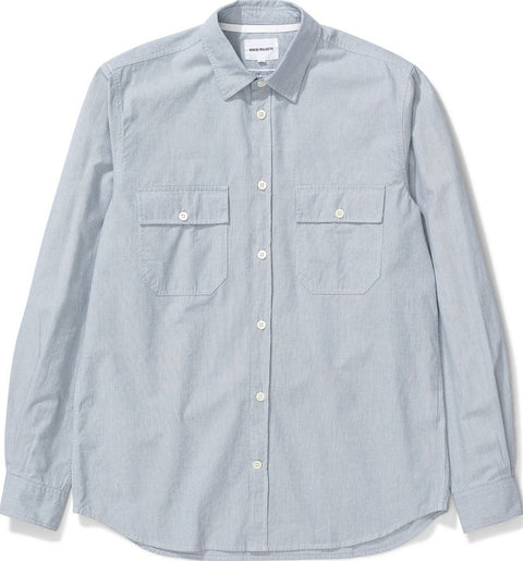 Norse Projects Chemise à rayures fines Villads - Homme