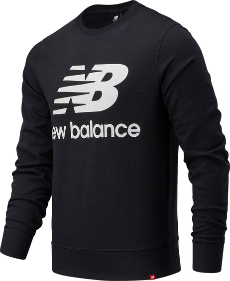 New Balance T-shirt à col rond Stacked Logo de Essentials - Homme