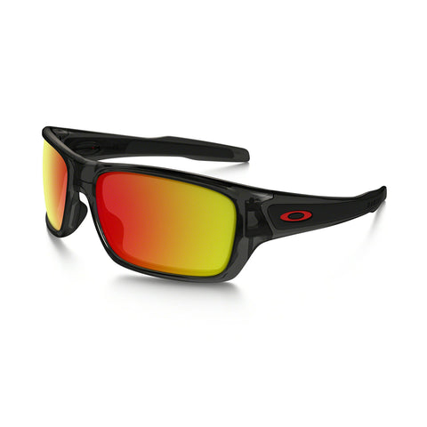 Oakley Lunettes de soleil Turbine XS (Taille enfant) - Gris fumé - Lentille en rubis iridium