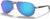 Oakley Lunettes de soleil Feedback - Polished Chrome - Lentilles polarisées Prizm Sapphire Iridium - No Color