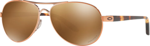 Oakley Lunettes de soleil Tie Breaker - Rose Gold - Lentilles polarisées Prizm Tungsten Iridium - Femme