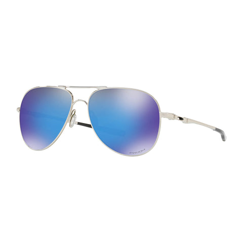 Oakley Lunettes de soleil Elmont (Medium) Polished Chrome - Lentilles Prizm Sapphire Iridium