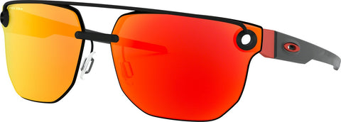 Oakley Lunettes de soleil Chrstyl - Matte Black - Lentilles Prizm Ruby