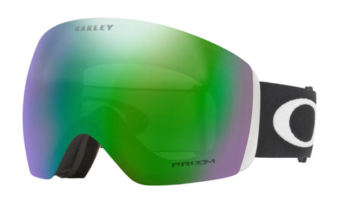 Oakley Lunettes de ski Flight Deck L - Matte Black - Lentille Prizm Snow Jade Iridium