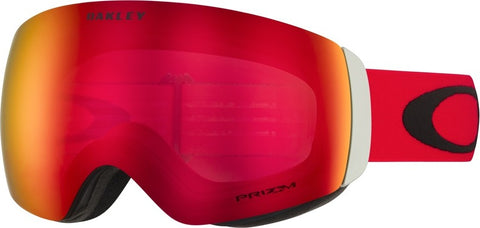 Oakley Lunette de ski Flight Deck XM - Red Black - Lentille Prizm Torch Iridium