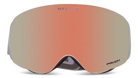 Oakley Lunettes de ski Flight Deck M - Matte Grey - Lentille Prizm Rose Gold