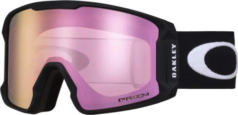 Oakley Lunettes de ski Line Miner - Matte Black - Lentille Prizm HI Pink Iridium