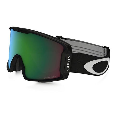 Oakley Lunettes de ski Line Miner - Matte Black - Lentille Inferno Prizm Jade Iridium