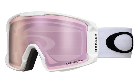 Oakley Lunettes de ski Line Miner XL  - Matte White - Lentille Prizm HI Pink Iridium