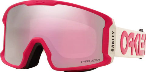Oakley Lunette de ski Line Miner XM Factory Pilot - Factory Pilot Rubine Grey - Lentille Prizm Snow Hi Pink