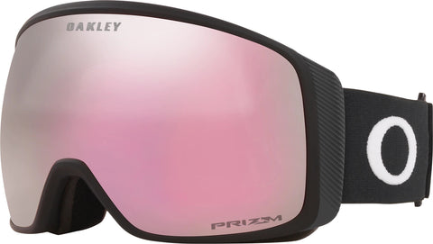 Oakley Lunettes de ski Flight Tracker L - Matte Black - Lentille Prizm Snow Hi Pink