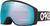 Oakley Lunettes de ski Flight Tracker M - Factory Pilot Black - Lentille Prizm Snow Sapphire Iridium - No Color