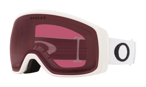 Oakley Lunette de ski Flight Tracker XM - Matte White - Lentille Prizm Snow Dark Grey