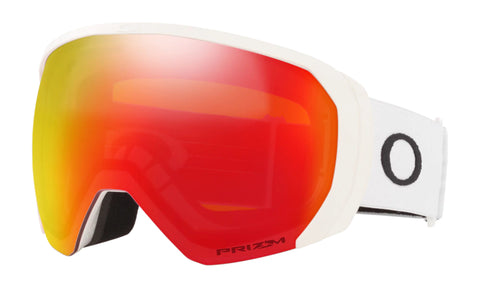 Oakley Lunettes de ski Flight Path XL - Matte White - Lentille Prizm Snow Torch Iridium