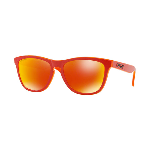 Oakley Lunettes de soleil Frogskins Grips - Matte Red/Translucent Orange - Lentilles Prizm Ruby Iridium