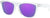 Oakley Lunettes de soleil Frogskins - Polished Clear - Lentilles Prizm Violet Iridium - Unisexe - No Color