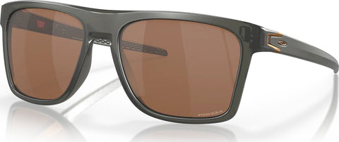 Oakley Lunettes de soleil Leffingwell - Matte Grey Smoke - Lentilles Prizm Tungsten - Unisexe