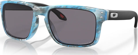 Oakley Lunettes de soleil Holbrook - Sanctuary Swirl - Lentille polarisées Prizm Grey - Unisexe