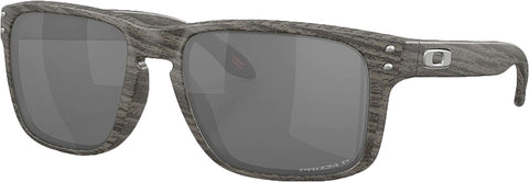 Oakley Lunettes de soleil Holbrook - Woodgrain - Lentilles polarisées Black Iridium - Unisexe