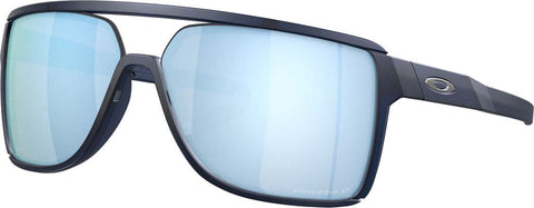 Oakley Lunettes de soleil Castel - Matte Translucent Blue - Lentilles polarisées Prizm Deep Water