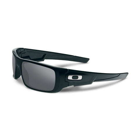 Oakley Lunettes de soleil Crankshaft - Noir brillant - Lentille noire iridium