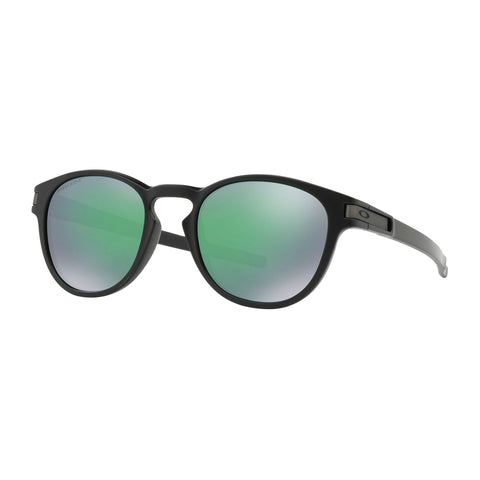 Oakley Lunettes de soleil Latch - Noir mat - Lentilles Prizm jade