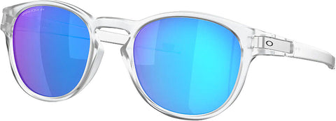 Oakley Lunettes de soleil Latch - Matte Clear - Lentilles polarisées Sapphire Iridium