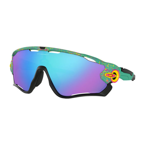 Oakley Lunettes de soleil Jawbreaker - Splatter Celeste - Lentilles Prizm Sapphire Iridium