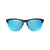 Oakley Lunettes de soleil Frogskins Lite - Matte Black et Clear - Lentilles Prizm Sapphire Iridium - No Color