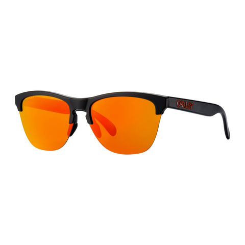 Oakley Lunettes de soleil Frogskins Lite Matte Black - Lentilles Prizm Ruby Iridium