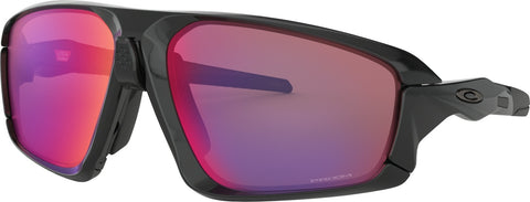 Oakley Lunettes de soleil Field Jacket - Polished Black/Black - Lentilles Prizm Road