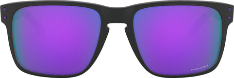 Oakley Lunettes de soleil Holbrook XL - Matte Black - Lentilles Prizm Violet Iridium - Homme