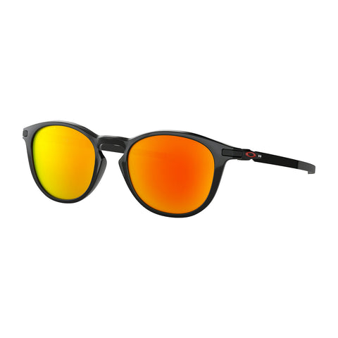 Oakley Lunettes de soleil Pitchman R - Polished Black - Lentilles polarisées Prizm Ruby Iridium
