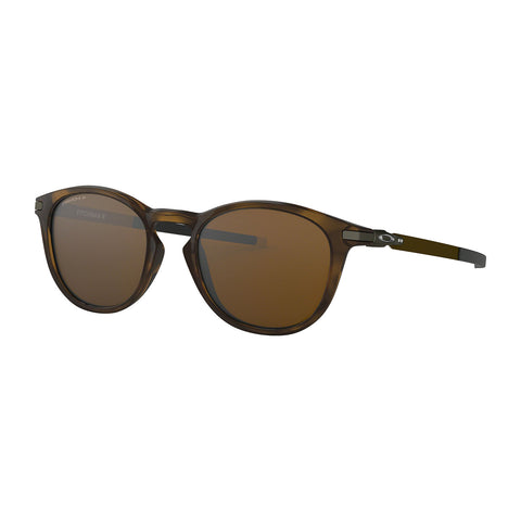 Oakley Lunettes de soleil Pitchman R - Polished Brown Tortoise - Lentilles polarisées Prizm Tungsten Iridium