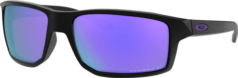 Oakley Lunettes de soleil Gibston - Matte Black - Lentille Prizm Violet Iridium Polarized
