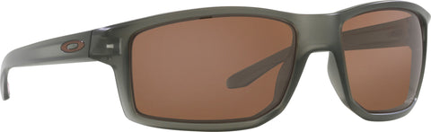Oakley Lunettes de soleil Gibston - Matte Grey Smoke - Lentille Prizm Tungsten Iridium Polarized - Unisexe