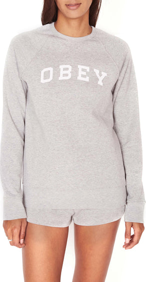 Obey Chandail à col rond Comfy Logo - Femme