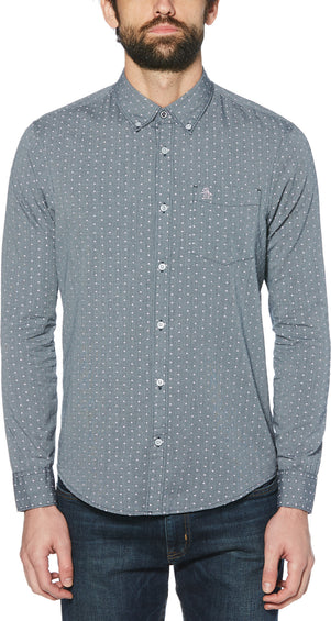 Original Penguin Chemise manches longues End-on-End Dobby - Homme