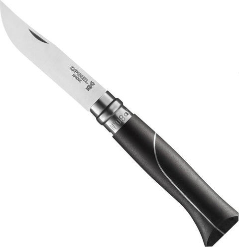 Opinel Couteau pliable No.08 édition limitée en acier inoxydable - Elipse