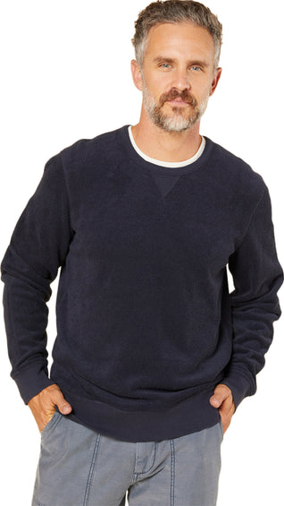 Outerknown Chandail en molleton à col rond Hightide - Homme