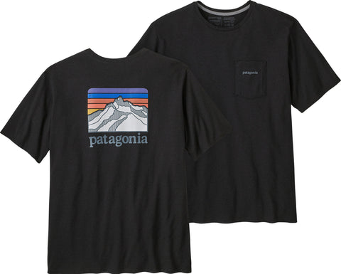 Patagonia T-shirt à poche Line Logo Ridge Responsibili-Tee - Homme