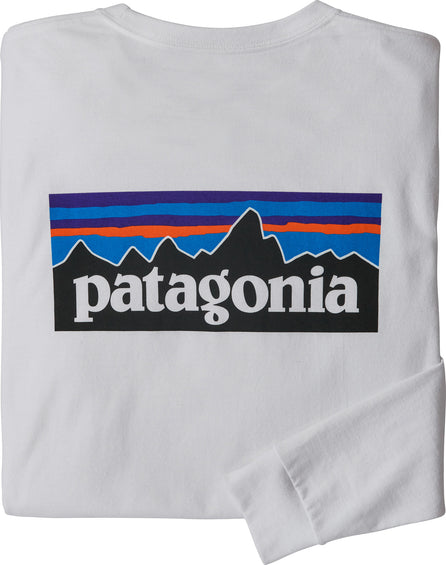Patagonia T-shirt à manches longues P-6 Logo Responsibili-Tee - Homme